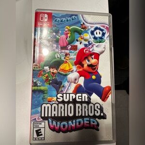 Nintendo Switch Super Mario Bros. Wonder - Red/Blue Game Case